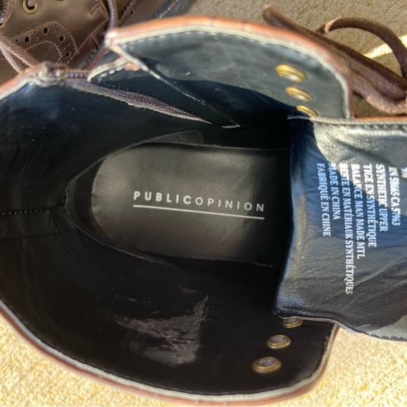 Public opinion men’s winter boots, US size 9 - Picture 2 of 4